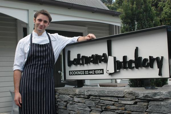 New Head Chef Chris Bindon outside Botswana Butchery